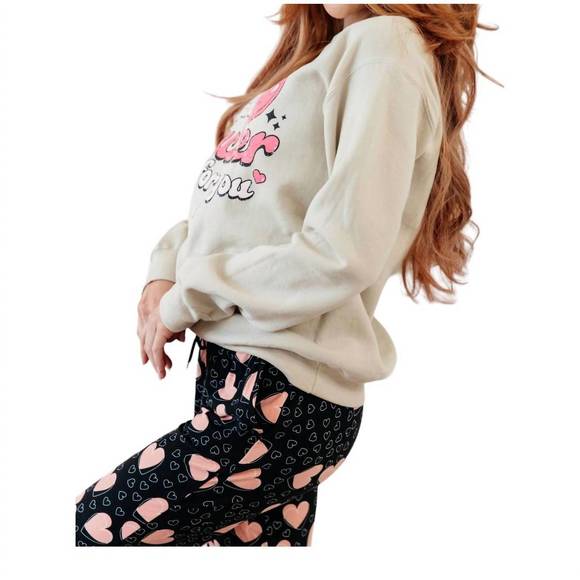 NEW 123 AMORE i'm a sucker for you sweater in white - Picture 3 of 3